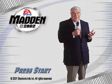 Madden NFL 2002 (USA) screen shot title